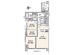 ザ・ステイツ向山フィルコート 3LDKの間取図画像