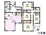 間取り：11号棟　間取図　【国分寺市北町4丁目】