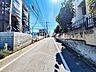 外観：接道状況および現場風景　【杉並区上井草2丁目】
