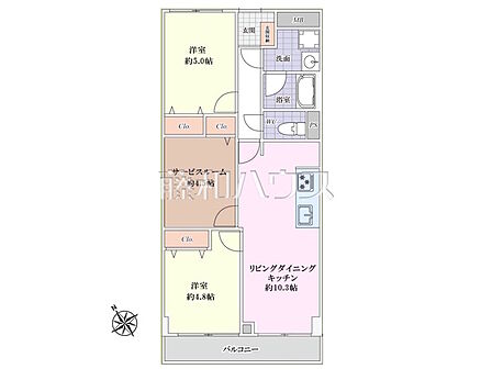 間取図 【みずほ台マンションA棟】