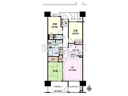 間取図 【デライトシティサンライトコート】