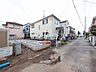 外観：接道状況および現場風景　【昭島市中神町】