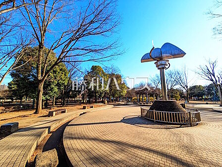 青葉台公園 (1240m)