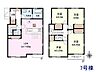 間取り：7号棟　間取図　【武蔵村山市中央1丁目】