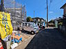 外観：接道状況および現場風景　【稲城市東長沼】