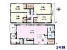 間取り：3号棟　間取図　【日野市多摩平5丁目】