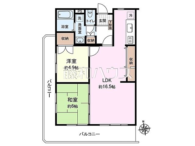 間取り 西武柳沢ローヤルコーポ 4階/4階