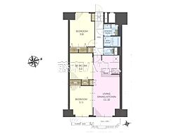 グリーンビレッジ豊玉 3LDKの間取図画像