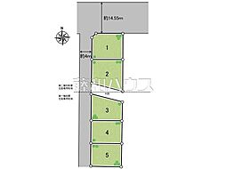 小平市花小金井南町2丁目　全5区画　建築条件付売地 2号地