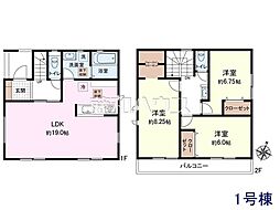 西東京市東町2丁目　全6区画　建築条件付売地 1号地