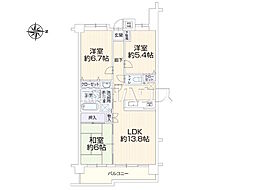 間取図画像 3LDK