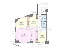 レーベンハイム多摩聖ヶ丘 3LDKの間取図画像