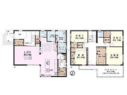 日野市日野本町1丁目　中古戸建 3LDKの間取り