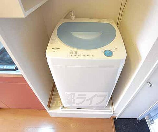 画像20:洗濯機を置くスペースです。