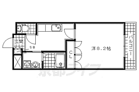 京都府京田辺市三山木中央1丁目（賃貸マンション1K・2階・29.75㎡） その2