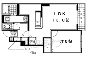 京都府木津川市城山台1丁目（賃貸アパート1LDK・1階・45.89㎡） その2