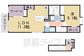 Ｋ．Ｔｒｉｎｉｔｙ 203 ｜ 京都府京都市伏見区深草僧坊町（賃貸アパート1LDK・2階・50.74㎡） その2