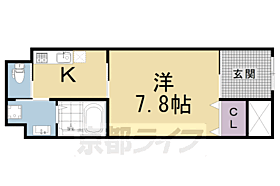 京都府京都市南区西九条川原城町（賃貸マンション1K・1階・29.00㎡） その2