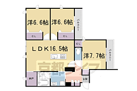 京都府宇治市伊勢田町名木1丁目（賃貸マンション3LDK・3階・86.44㎡） その2