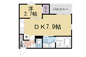 Ｒ－ＳＭＡＲＴ椥辻 103 ｜ 京都府京都市山科区西野山中臣町（賃貸アパート1LDK・1階・26.56㎡） その2