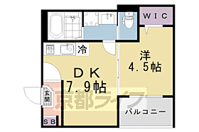 ミュゲット淀 202 ｜ 京都府京都市伏見区納所町（賃貸アパート1LDK・2階・31.38㎡） その2