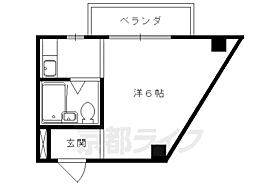 ドミール東野 201 ｜ 京都府京都市山科区東野狐薮町（賃貸マンション1K・2階・14.00㎡） その2