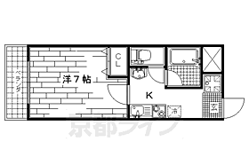 Ｋ’Ｓクラブハウス 411 ｜ 京都府京都市伏見区竹田西桶ノ井町（賃貸マンション1K・4階・22.27㎡） その2