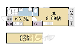 間取図画像 1K