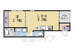 Ｓｍａｒｔ　Ｔｒｅｅ　伏見 3階1LDKの間取り