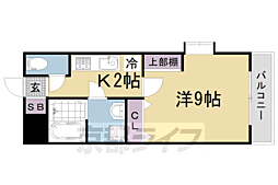 メゾン・コパン 1階1Kの間取り