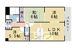ＡＺハウス 5階3LDKの間取り