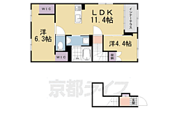 近鉄京都線 寺田駅 徒歩3分 2階/-