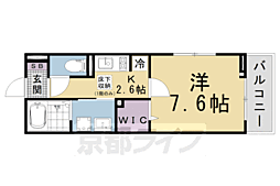 アリエッタ 1階1Kの間取り