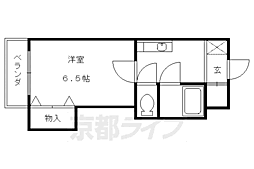 ＦＬＡＴ　Ｋ’ｓ 3階1Kの間取り