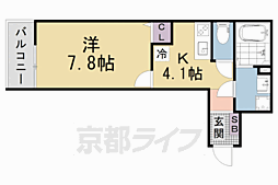 間取図画像 1K
