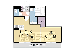 ルーチェ　モンテ 2階1LDKの間取り