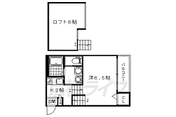 Ａｕｔｕｍｎ　Ｆｏｒｅｓｔ 2階1Kの間取り