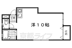 ハイツサンフラワー向島 1階ワンルームの間取り