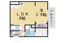 ジーメゾン山科ジュミエ 2階/205