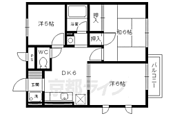 ラフォーレ・ダイゴ・エステ 3DKの間取図画像