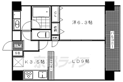 プレサンス京大南 6階
