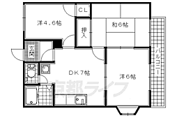 近鉄京都線 大久保駅 徒歩15分 2階/-