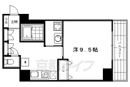 グランレブリー室町六角 1Kの間取図画像