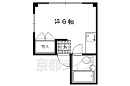 コーポサイエイ ワンルームの間取図画像