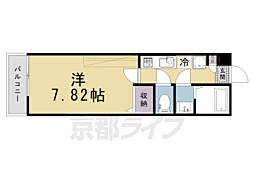 仮)フラッティ上立売 1Kの間取図画像