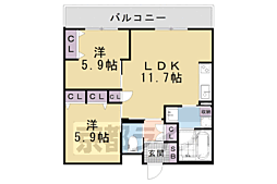 インサイトルポ山科新十条 4階/408