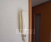 備え付きのインターホンです。