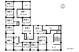 KYOCA京果会館の間取図画像