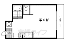 メゾンブランシュ 1Kの間取図画像