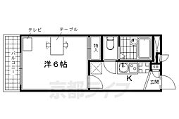 レオパレス西七条 1階/104